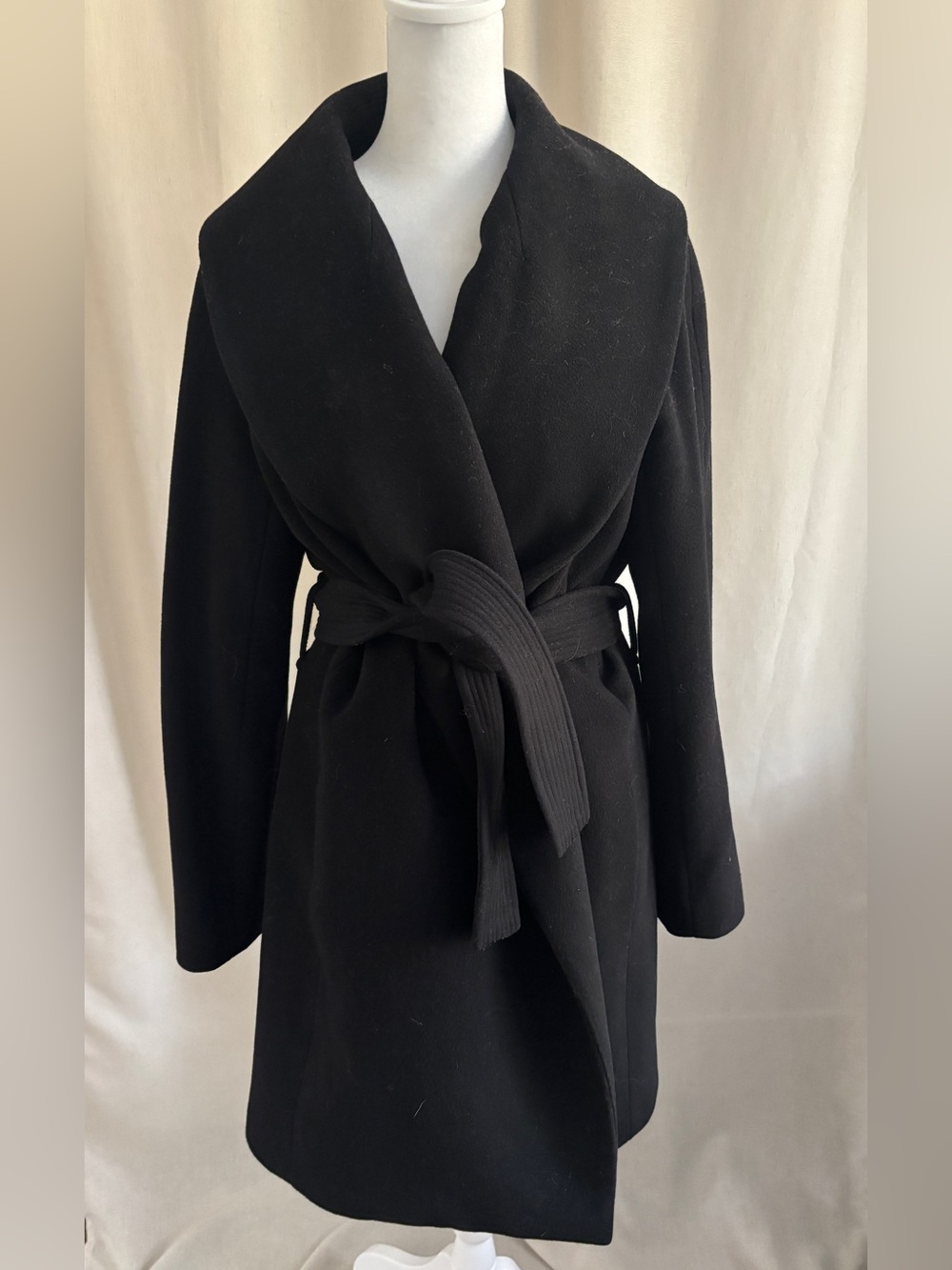 Babaton Wool Wrap Coat — Size M